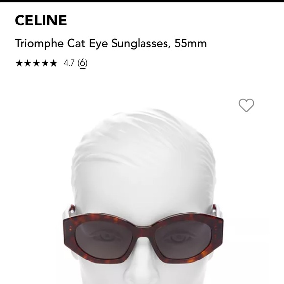 CELINE TRIOMPHE SUNGLASSES CL40238U - TORTOISE - Picture 1 of 6